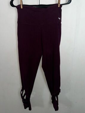 PINK Victoria's Secret Plum Yoga Leggings Small